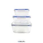 ظرف نگهدارنده غذا BORGONOVO مدل IGLOO بسته 3 عددی