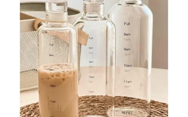 بطری آب استوانه لیبی حجم 1000سی سی کدPLB9704