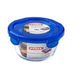 ظرف گرد 15*15نگهدارنده ، ساخت کشور فرانسه، درب ضد نشستی BPA ، قابلیت نوشتن و پاک شدن روی درب ، قابل استفاده روی وارمر و فرگاز و فریزر.