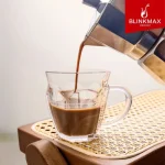 فنجان بلینک مکس مدل گرافیک ، فنجان با حجم 250 سی سی در بسته بندی 6 عددی و قابل استفاده در ماشین ظرفشویی میباشد